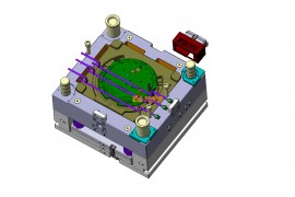 塑胶模具设计结构图纸0170