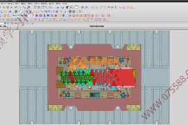五金汽车模具结构图纸0028
