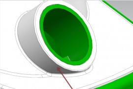 前模30度斜面抽芯机构分析