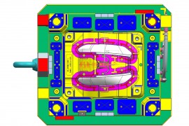 塑胶汽车模具设计结构图纸0025