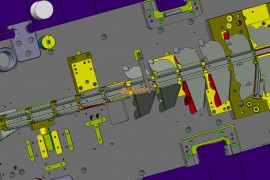 VISI五金汽车模具结构图纸0016
