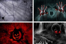 在Photoshop中制作血腥恐怖字体效果(图文教程)