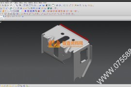 五金汽车模具结构图纸0014