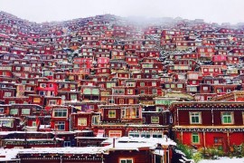 色达刚下了一场雪，这些照片惊艳了大家的朋友圈(图文教程)