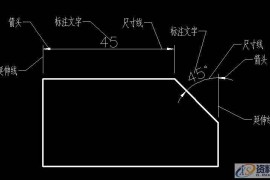 CAD教程：尺寸标注中的线性标注与对齐标注