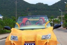 中国首台3D打印概念汽车“土豪金”问世（图文教程）
