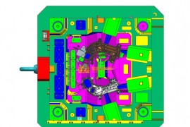 塑胶汽车模具设计结构图纸0018