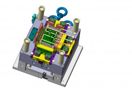 塑胶模具设计结构图纸0159