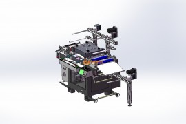 中等幅面冲切机整机、F500模切机非标设备