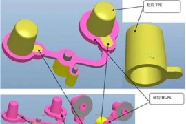 打印机按键塑胶双色模设计案例及要点分析