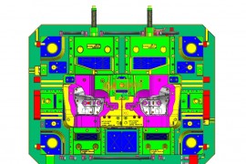 塑胶汽车模具设计结构图纸0023