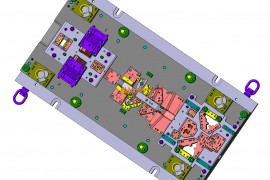 VISI五金汽车模具结构图纸0008