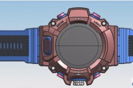 塑胶模具设计:卡西欧手表的结构设计,有喜欢这款手表的吗？其一产品外观的造型，设计之前由公司对市场的调研了解消费者的喜爱。