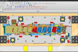 五金汽车模具结构图纸0058