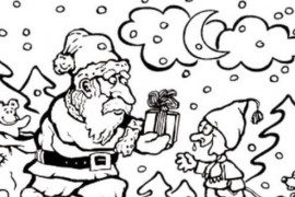 圣诞雪花简笔画图片(图文教程)