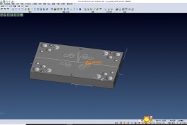 手机壳的注塑模具01
