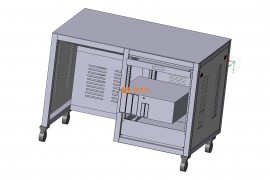 某测试机柜带13U 19寸机柜体