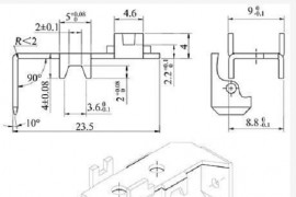 小型多向弯曲件的级进模设计