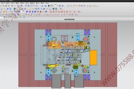 五金汽车模具结构图纸0080