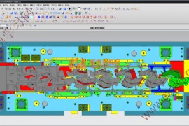 五金汽车模具结构图纸0066
