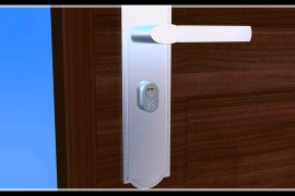 金点原子锁芯防护盖3D图解(图文教程)