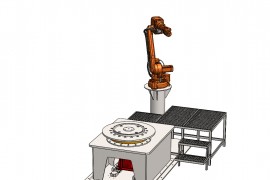 irb2600-robot-and-service-platform旋转焊接机械臂