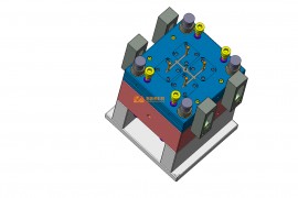 塑胶模具设计结构图纸0139