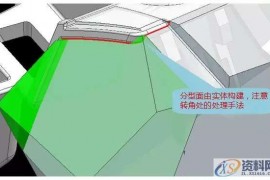 UG塑胶模具设计中外环转角分型方法分享，建议收藏