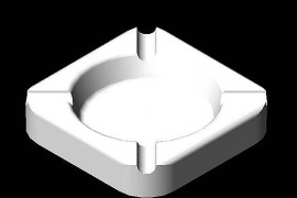 中望CAD绘制烟灰缸教程（图文教程）