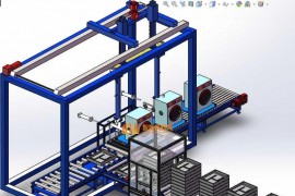 滚筒洗衣机底托装配生产线