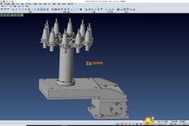 立式加工中心圆盘式刀库