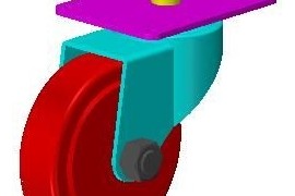 使用中望3D设计万向轮（图文教程）