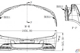 汽车前保险杠内分型结构介绍