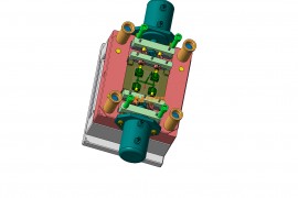 塑胶模具设计结构图纸0110