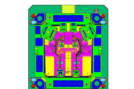 塑胶汽车模具设计结构图纸0006