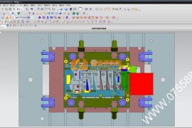 五金汽车模具结构图纸0055