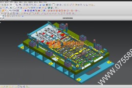 五金汽车模具结构图纸0019