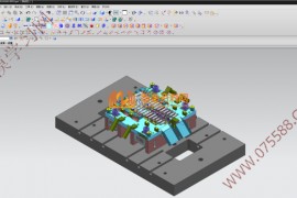 五金汽车模具结构图纸0053