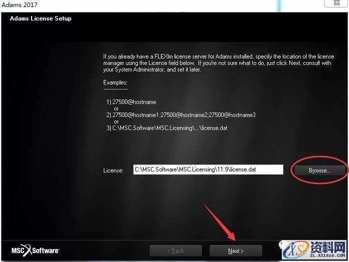 Adams 2017软件图文安装教程,Adams 2017软件图文安装教程,点击,安装,next,选择,变量,第23张