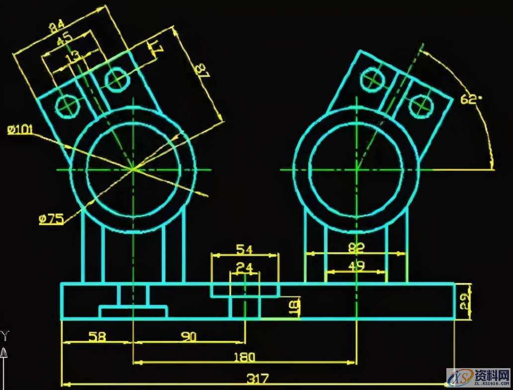 24张CAD练习图纸，数控新手到老司机的进阶之路,24张CAD练习图纸，数控新手到老司机的进阶之路,模具设计,电商,培训学校,数控,非标,第15张