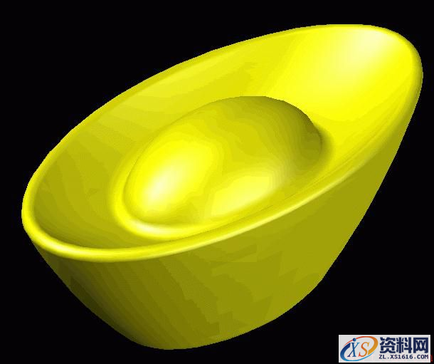 CAD绘制三维元宝(图文教程),教你如何用CAD绘制三维元宝,椭圆,下图,参考,我们,元宝,第22张