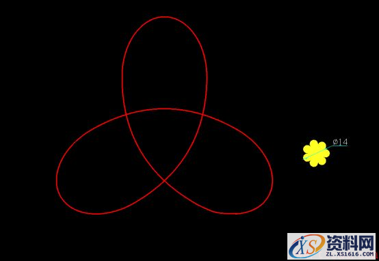 艺术环CAD建模教程(图文教程),CAD复杂环形建模教程,图中,步骤,七色花,绘制,过渡,第7张