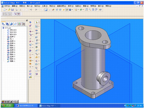 AutoCAD与SolidEdge的配合应用（图文教程）,AutoCAD与SolidEdge的配合应用,三维,AutoCAD,如图,SolidEdge,标注,第3张