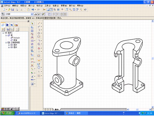 AutoCAD与SolidEdge的配合应用（图文教程）,AutoCAD与SolidEdge的配合应用,三维,AutoCAD,如图,SolidEdge,标注,第7张