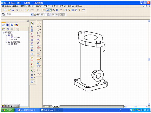 AutoCAD与SolidEdge的配合应用（图文教程）,AutoCAD与SolidEdge的配合应用,三维,AutoCAD,如图,SolidEdge,标注,第5张