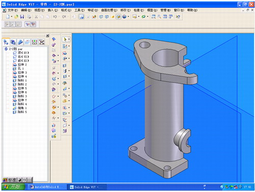 AutoCAD与SolidEdge的配合应用（图文教程）,AutoCAD与SolidEdge的配合应用,三维,AutoCAD,如图,SolidEdge,标注,第4张