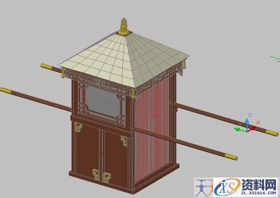 CAD教程－大花轿AutoCAD三维建模（图文教程）,CAD教程－大花轿AutoCAD三维建模,指定,对象,圆弧,择要,长度,第28张