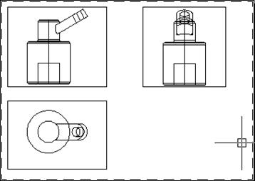 AutoCAD三维转二维的办法（图文教程）,AutoCAD三维转二维的办法,视口,主视图,三维,二维,如图,第9张