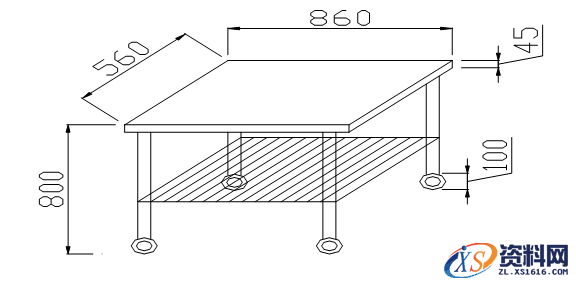 CAD快速绘制整体厨房图文教程,整体厨房CAD制图,尺寸,标注,第9张