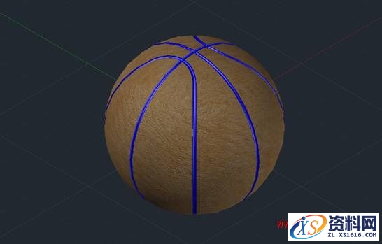 灵活运用AutoCAD2017快速三维建模篮球,用AutoCAD2017三维建模篮球,三维,建模,第10张